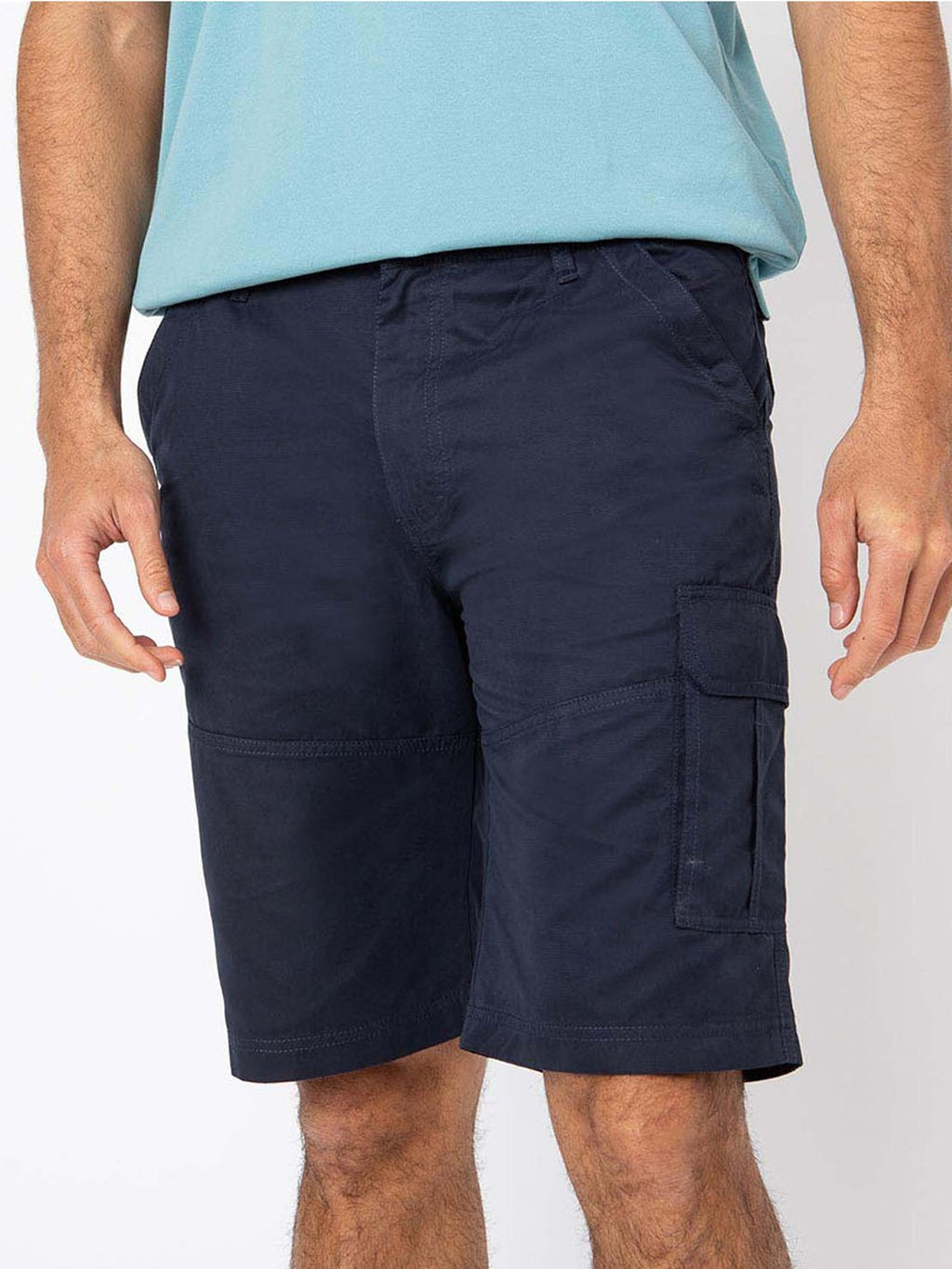 Bermuda Homme Ceinture Semi-Elastiquée Marine - 2