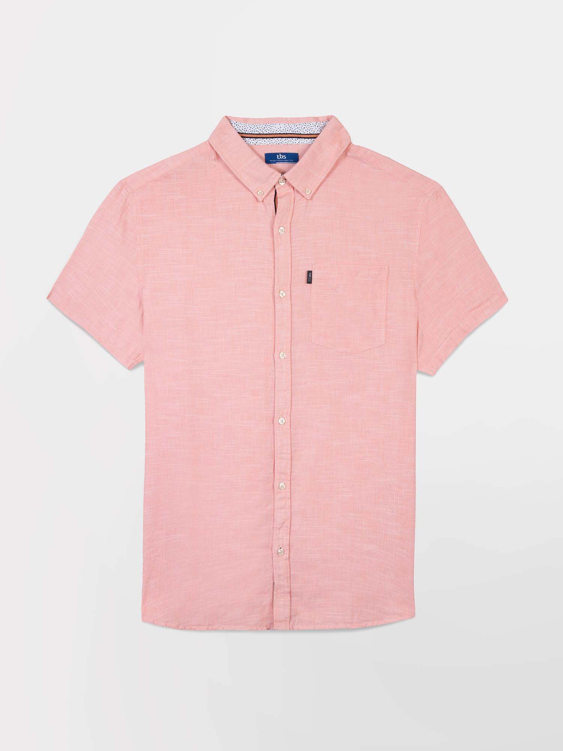 Chemise Homme Manches Courtes Coton Bleu - 3