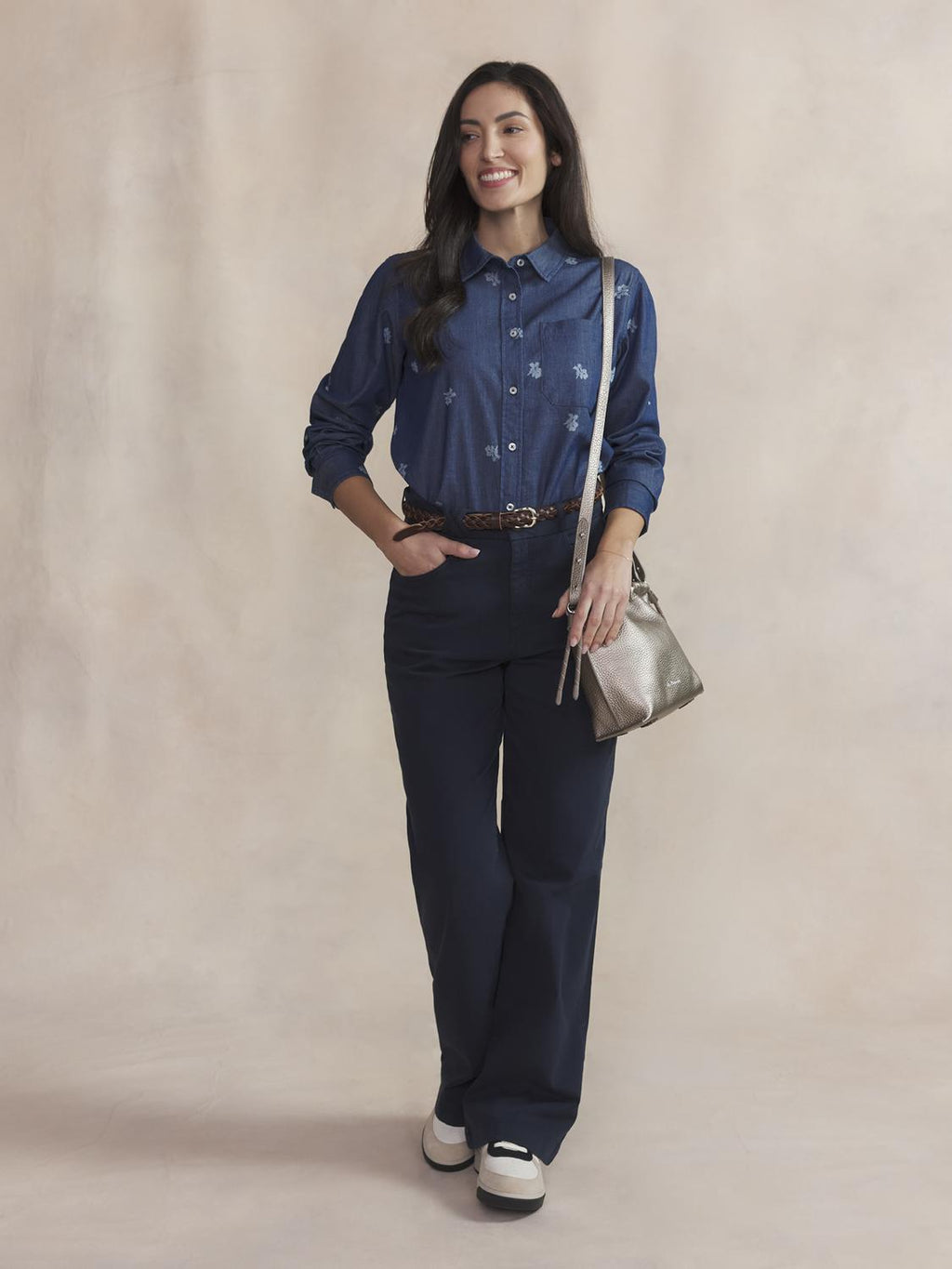 Chemise Femme Coton Chambray NOLYACHE - 2