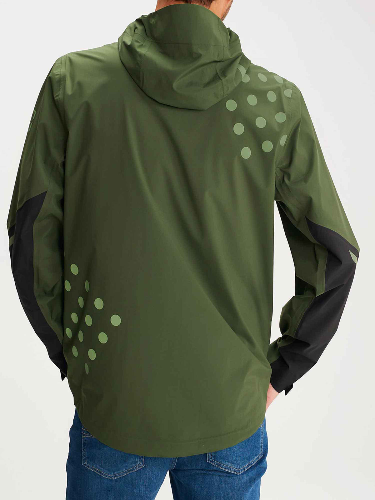 Veste Homme Longue Imperméable Noire - 6
