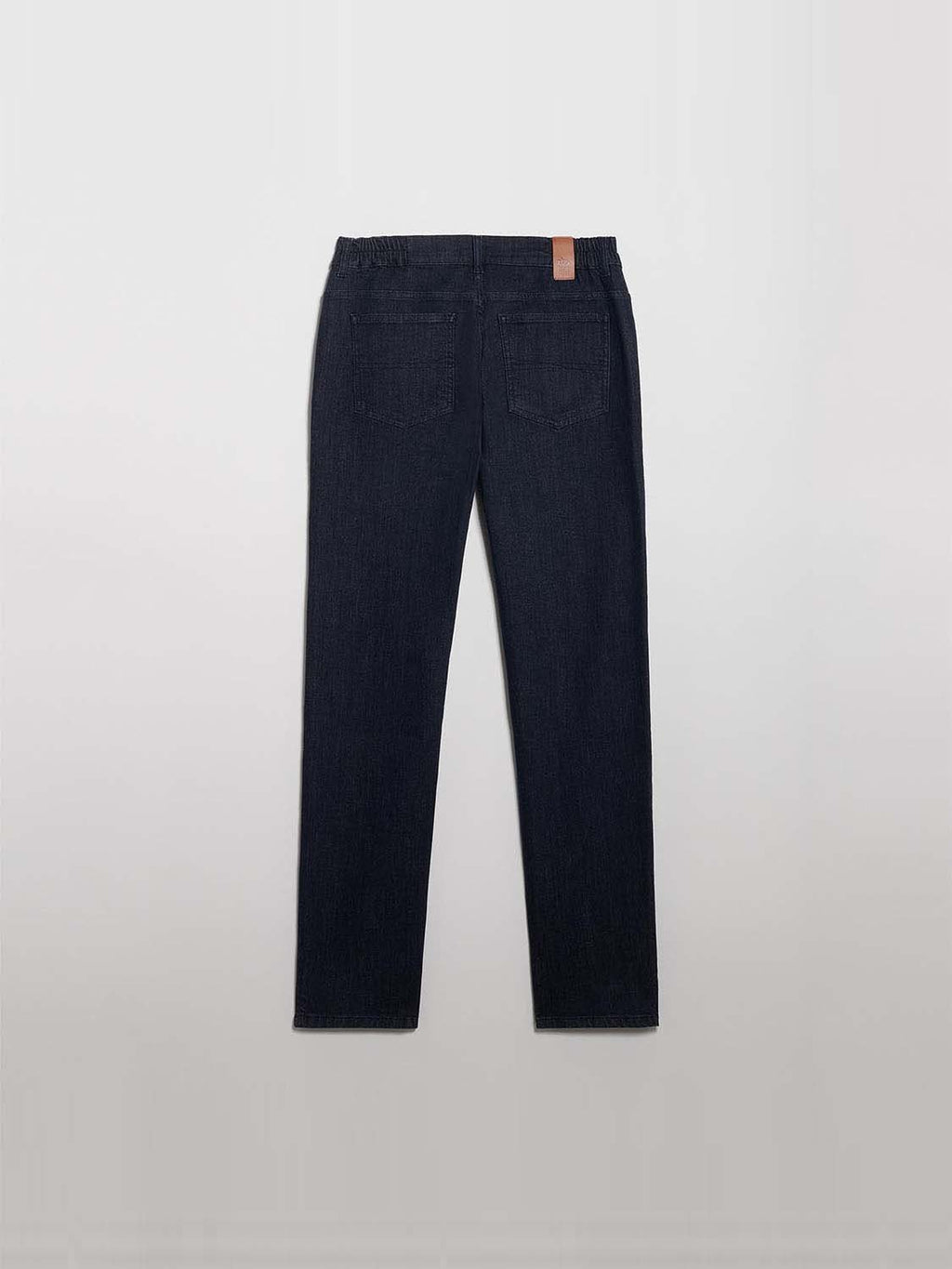 Jean Homme Ceinture Elastiquée Coton Biologique Bleu - 2