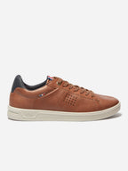 Baskets Homme Fabriquées en France Cuir Marron - 1