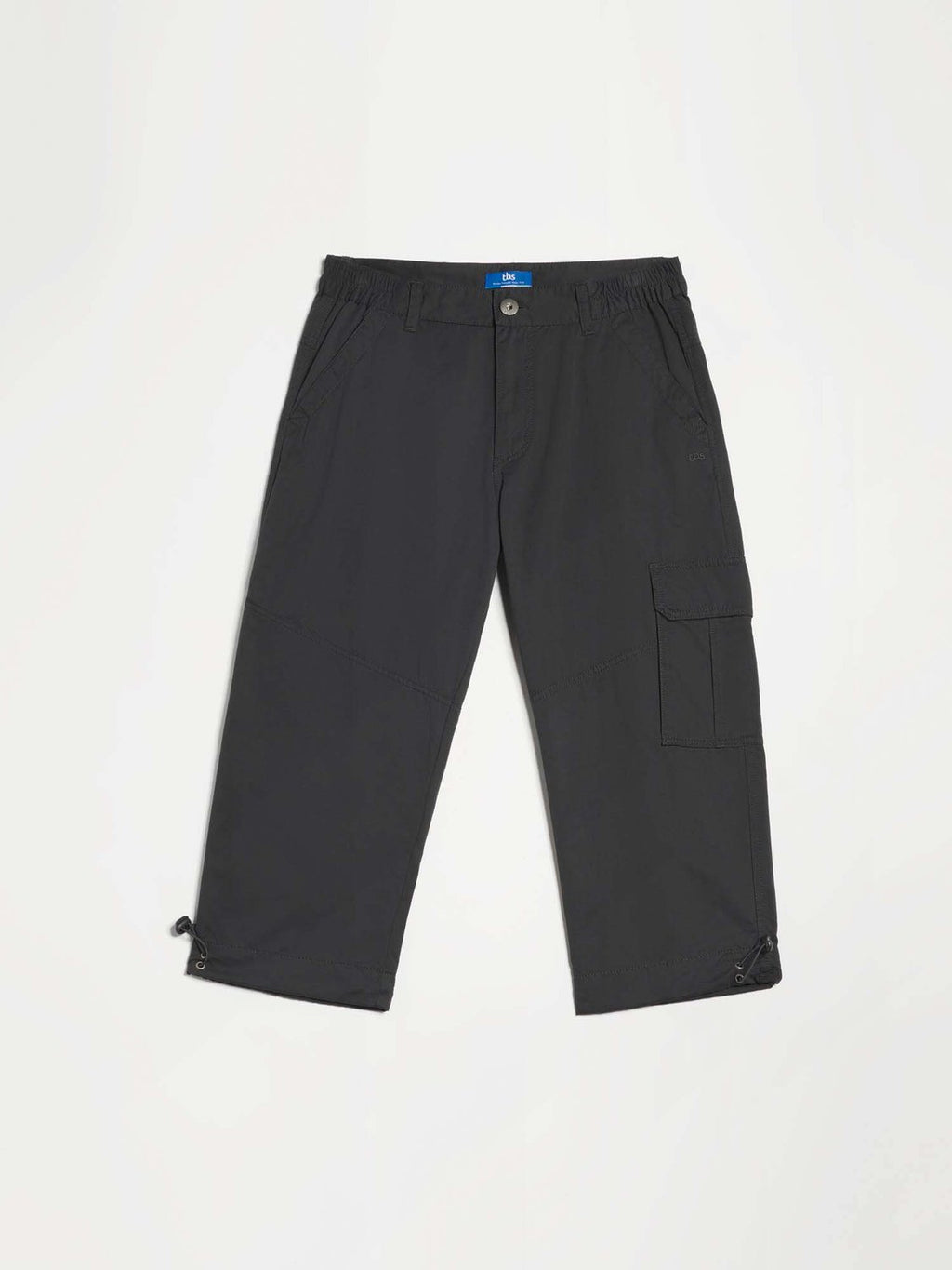 Pantacourt Homme Ceinture Semi Elastiquée Noir - 1