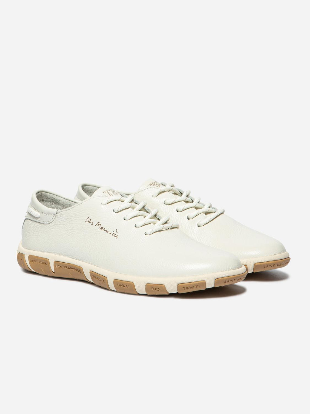 Tennis Femme Confort Cuir Marine - 18
