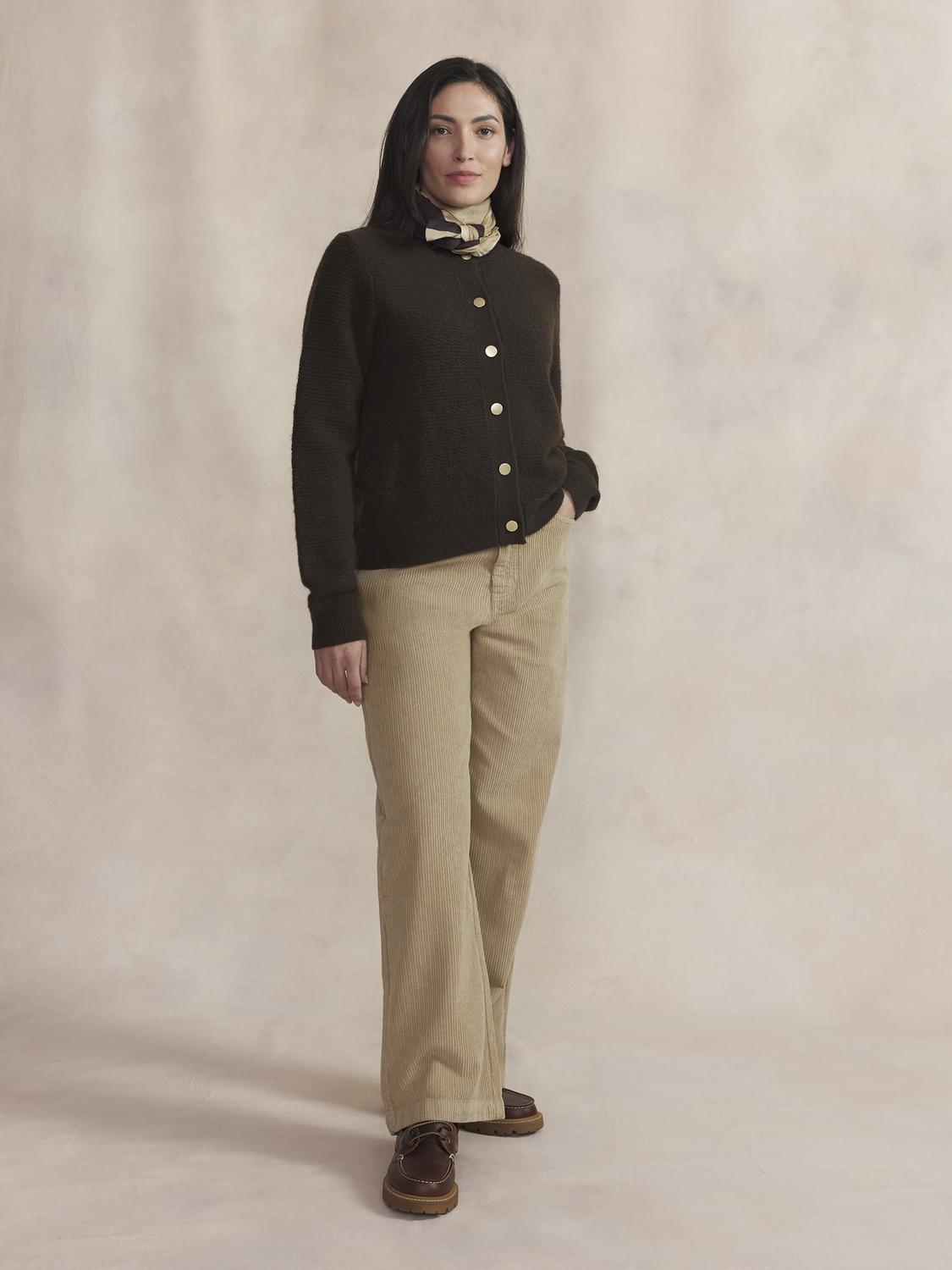 Gilet Femme Brun ALONAGIL - 2