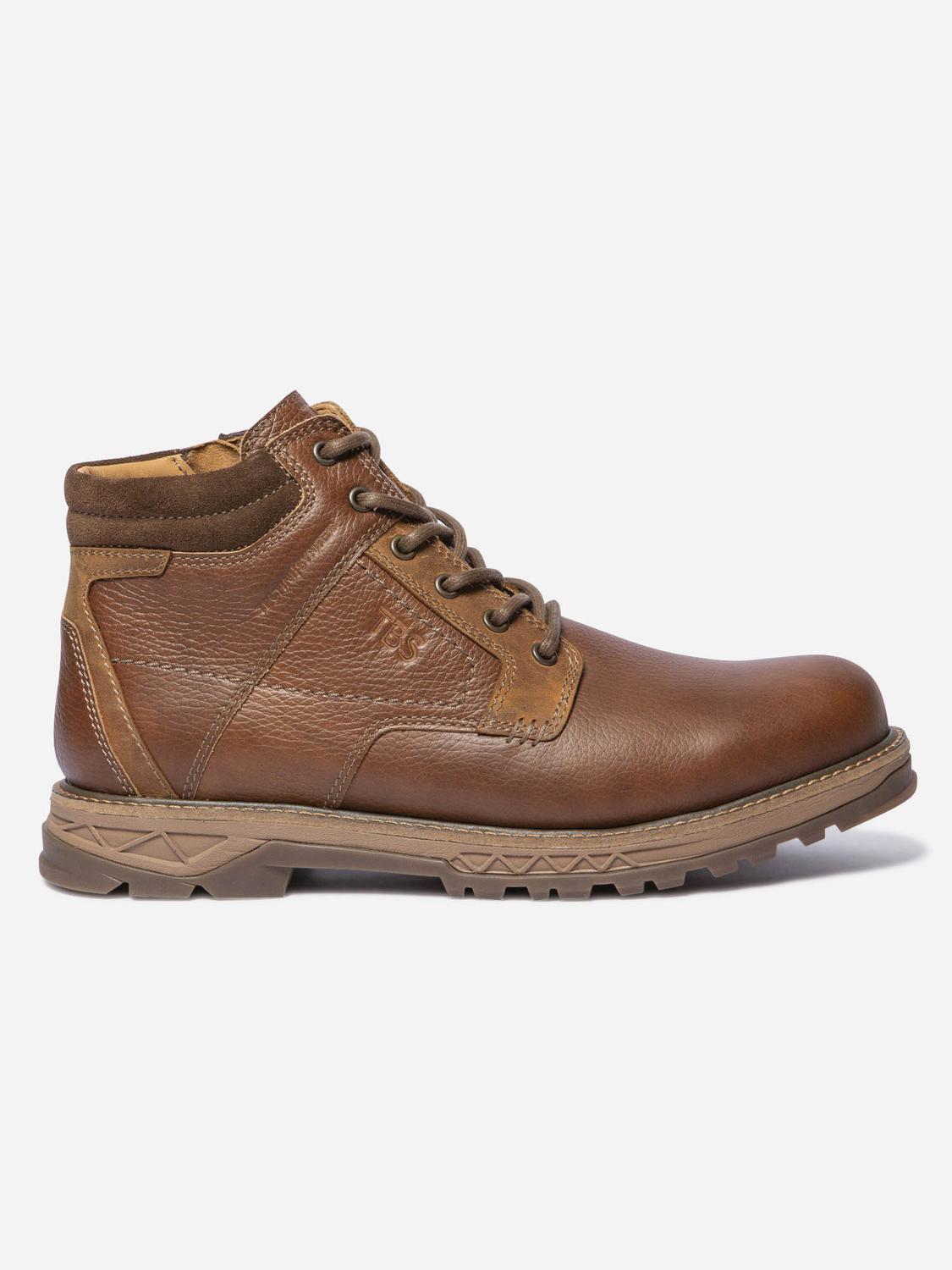 Bottines Homme Cuir Marron MEYLILE - 2