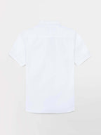 Chemise Homme Manches Courtes Coton Blanc - 2