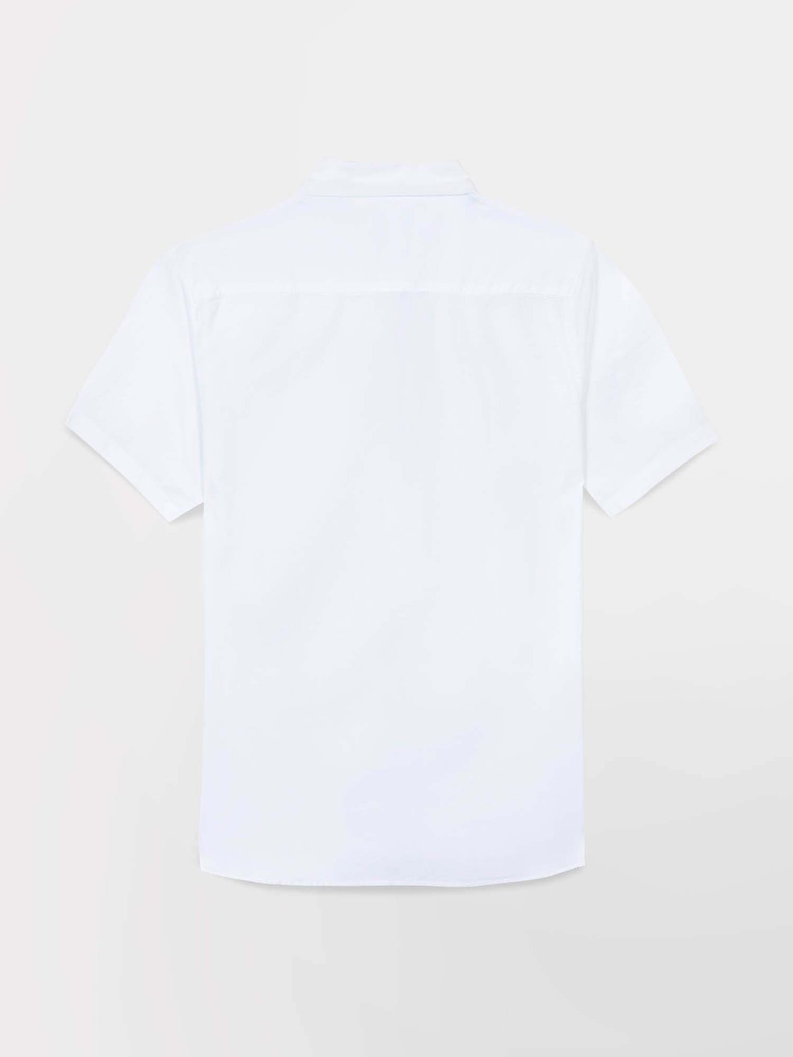 Chemise Homme Manches Courtes Coton Blanc - 2