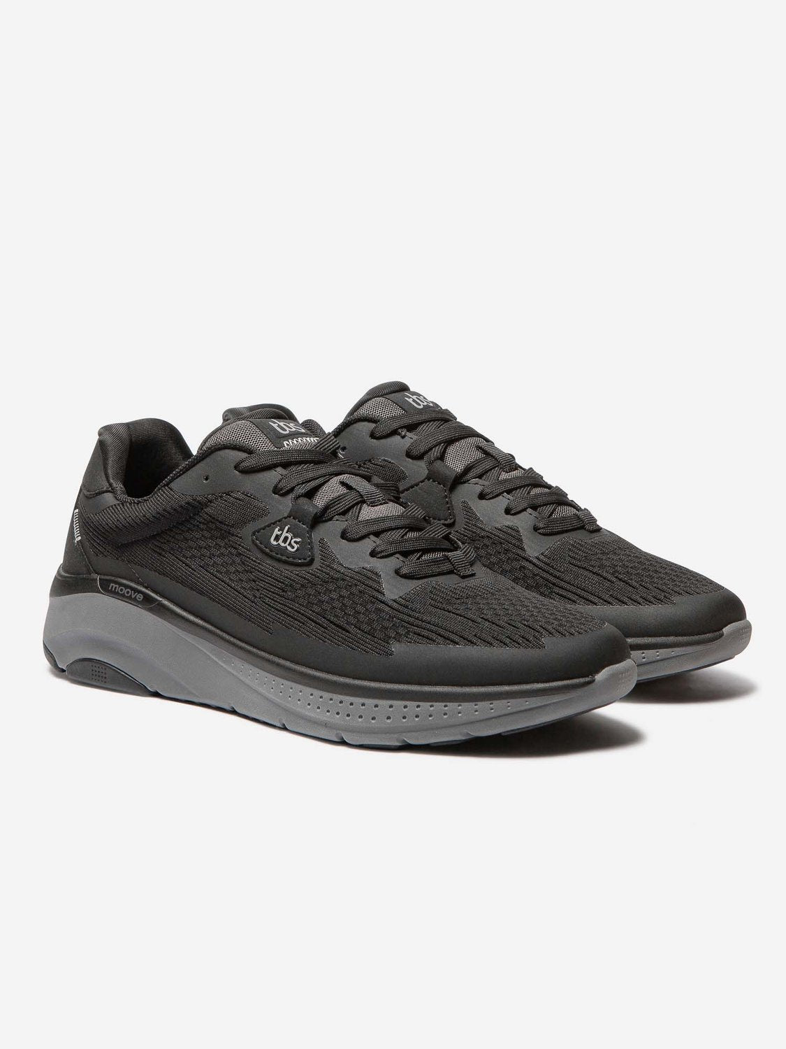 Baskets Homme Confort Textile Recyclé Noir - 2