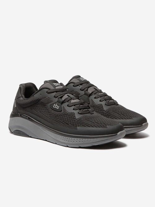 Baskets Homme Confort Textile Recyclé Noir - 2