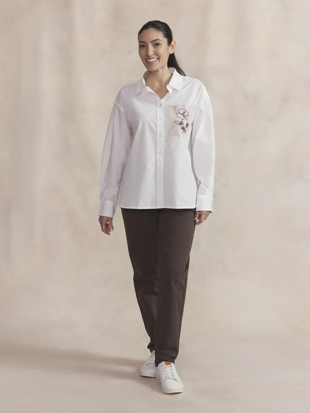 Chemise Femme Coton Blanc ERINANEW - 2