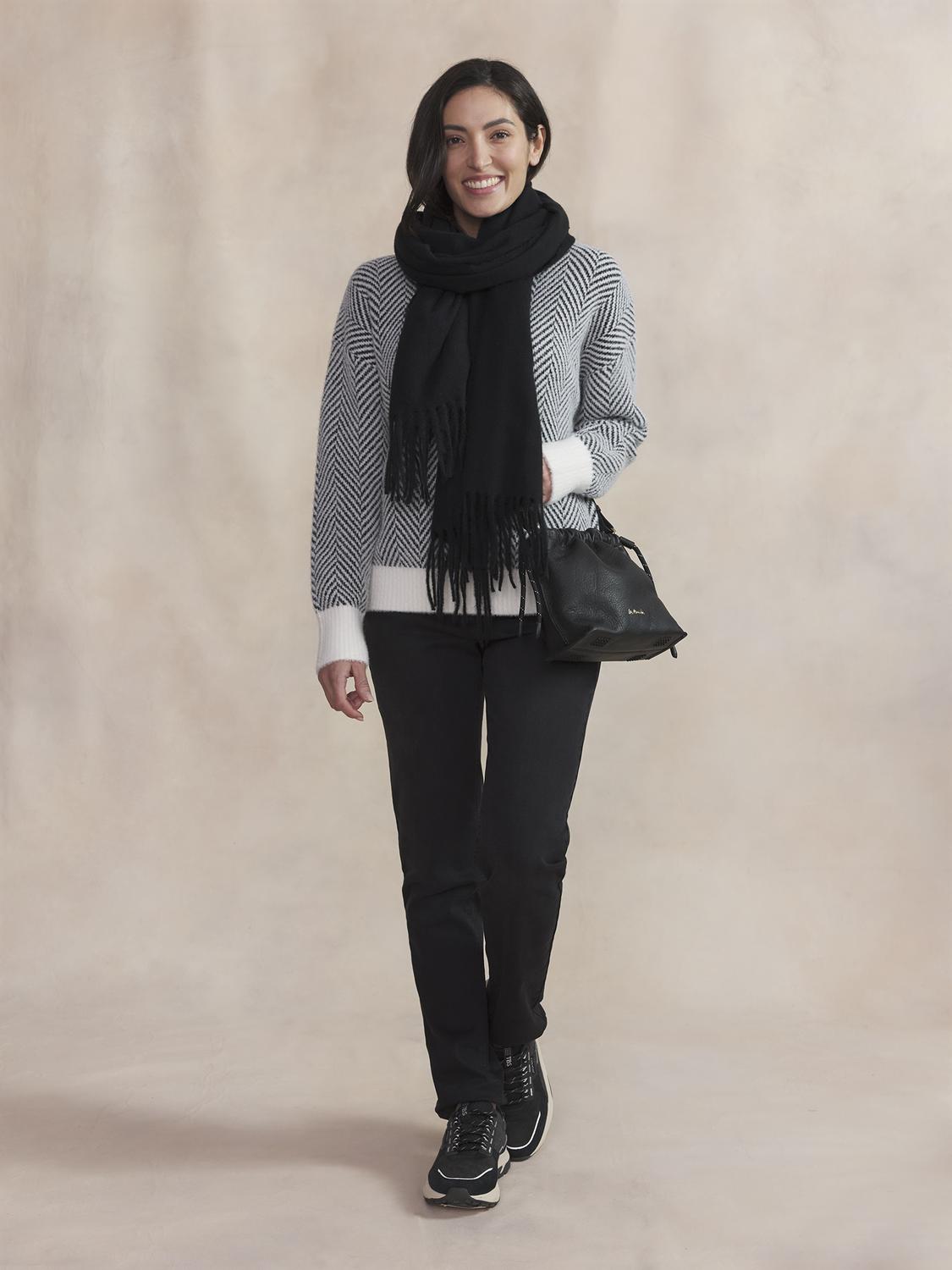 Pull Femme Noir DONIAPUL - 2