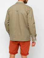 Sur-Chemise Homme Coton kaki - 2