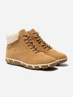 Boots Femme Doublée Feutrine Cuir Marine - 6