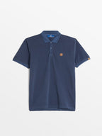 Polo Homme Manches Courtes Marine - 1