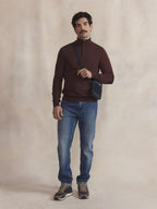 Pull Homme Col Camionneur Bleu - 6
