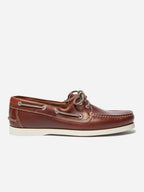 Chaussures Bateau Homme Cuir Marine et Marron - 4