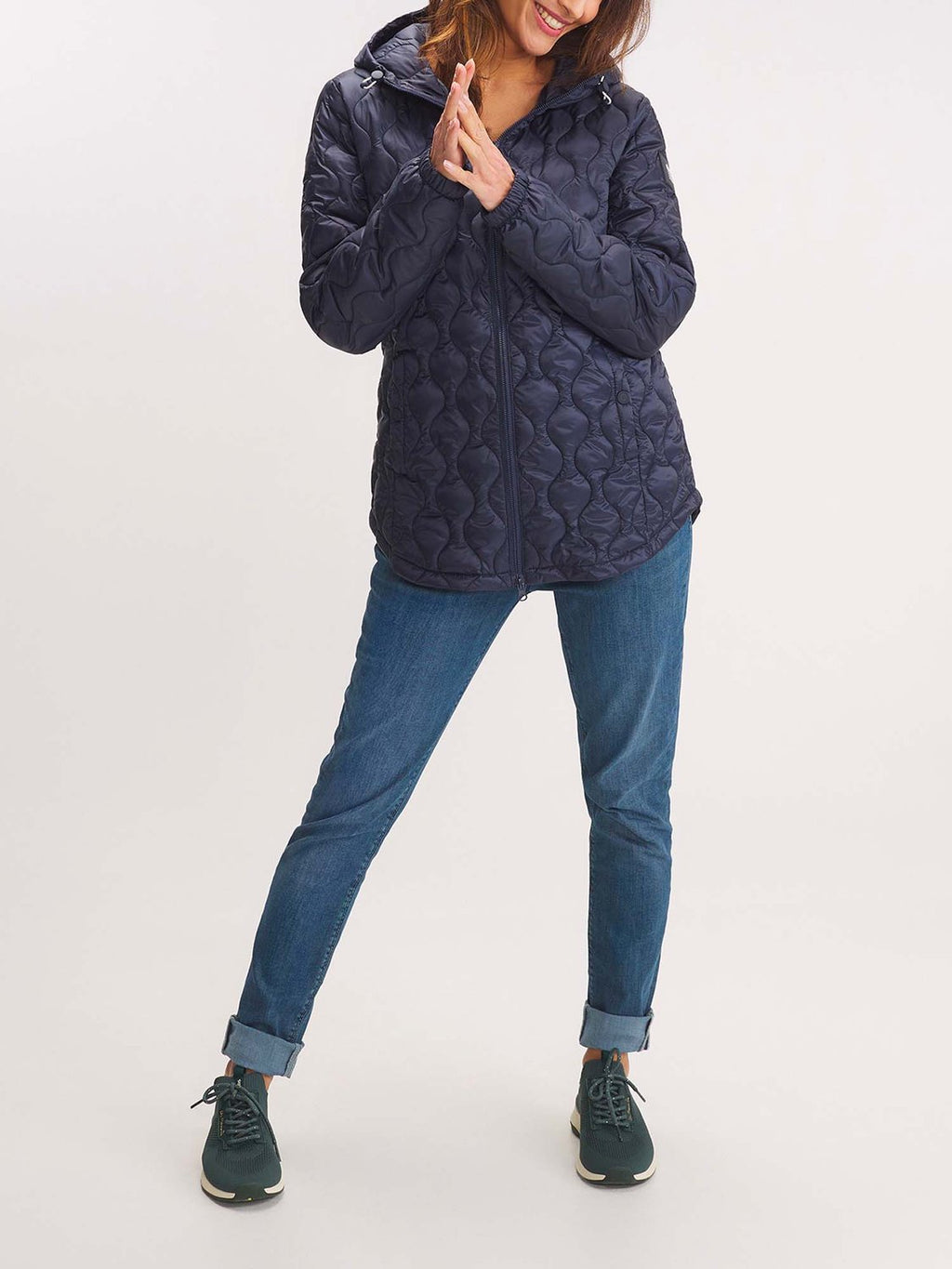 Doudoune Femme Matelassé Marine - 2