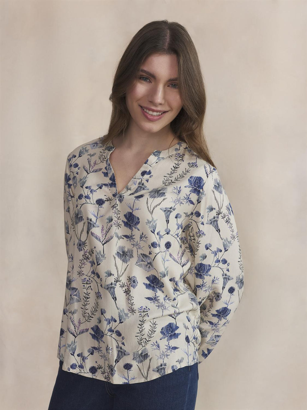 Blouse Femme Beige NOEMAMIS - 1