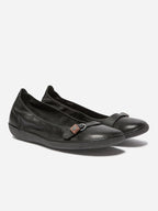 Ballerines Femme Confort Cuir Noir - 2