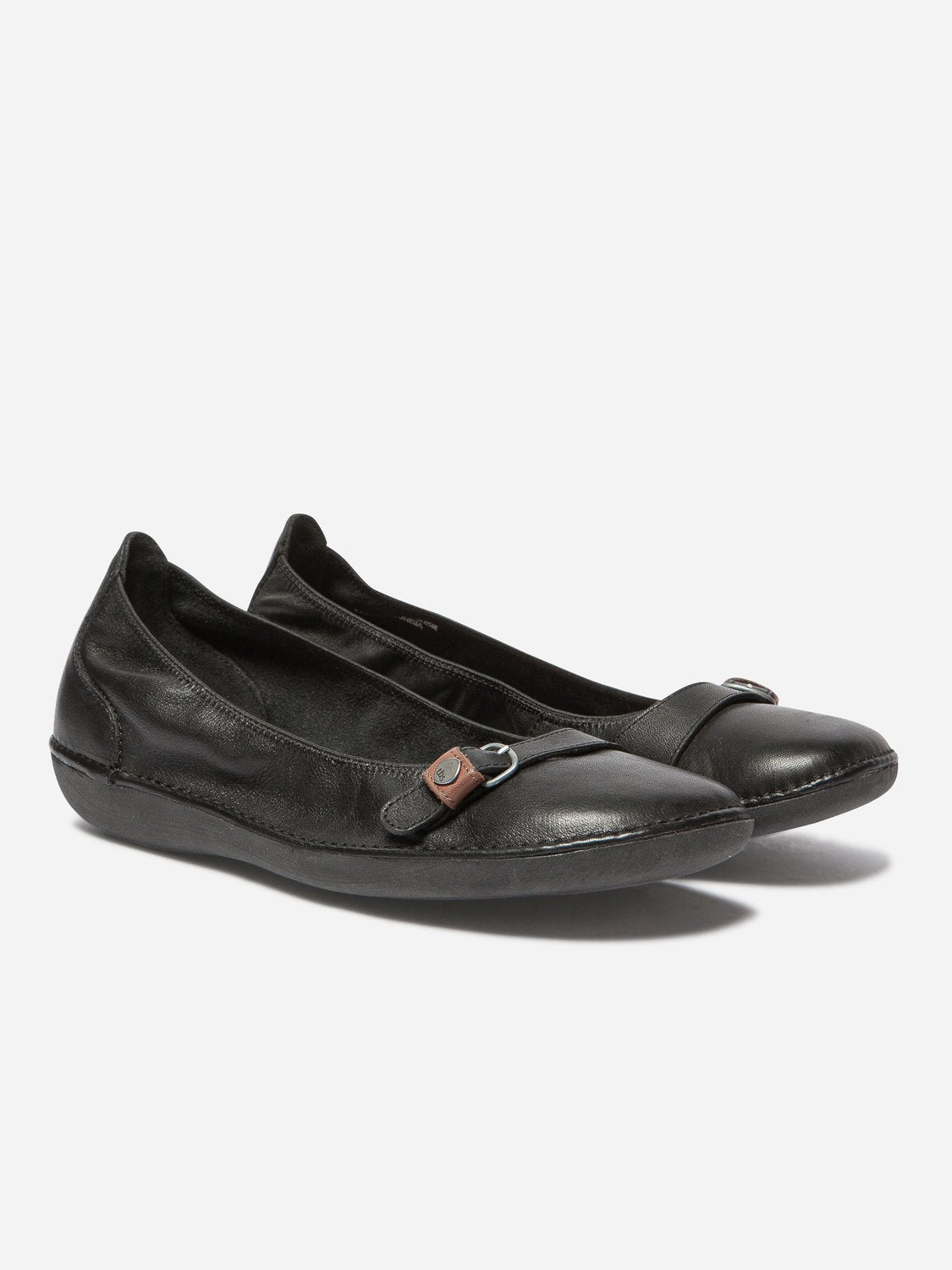 Ballerines Femme Confort Cuir Noir - 2