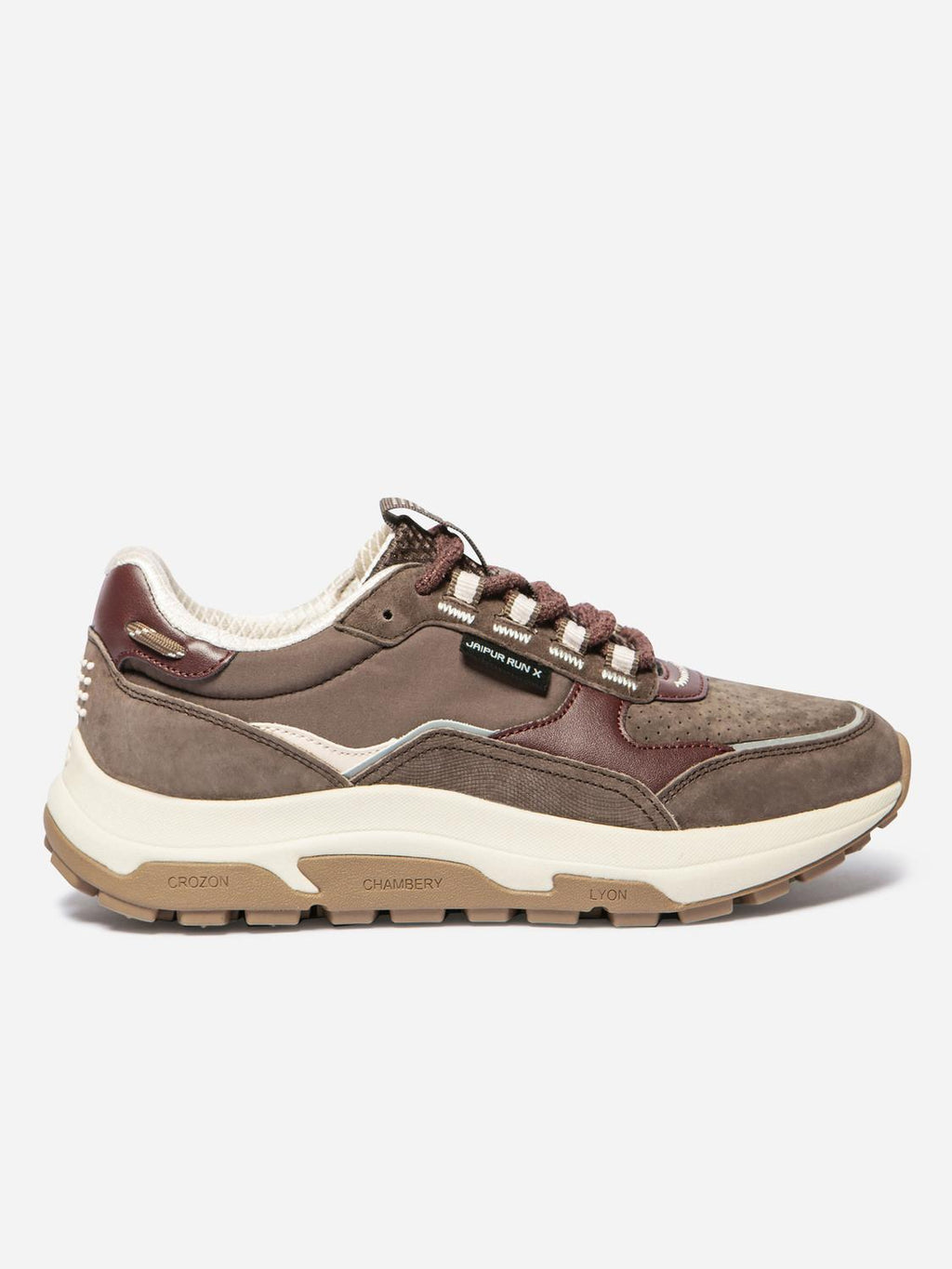 Running Femme Doublée Textile Cuir Chocolat JAZONNE - 2