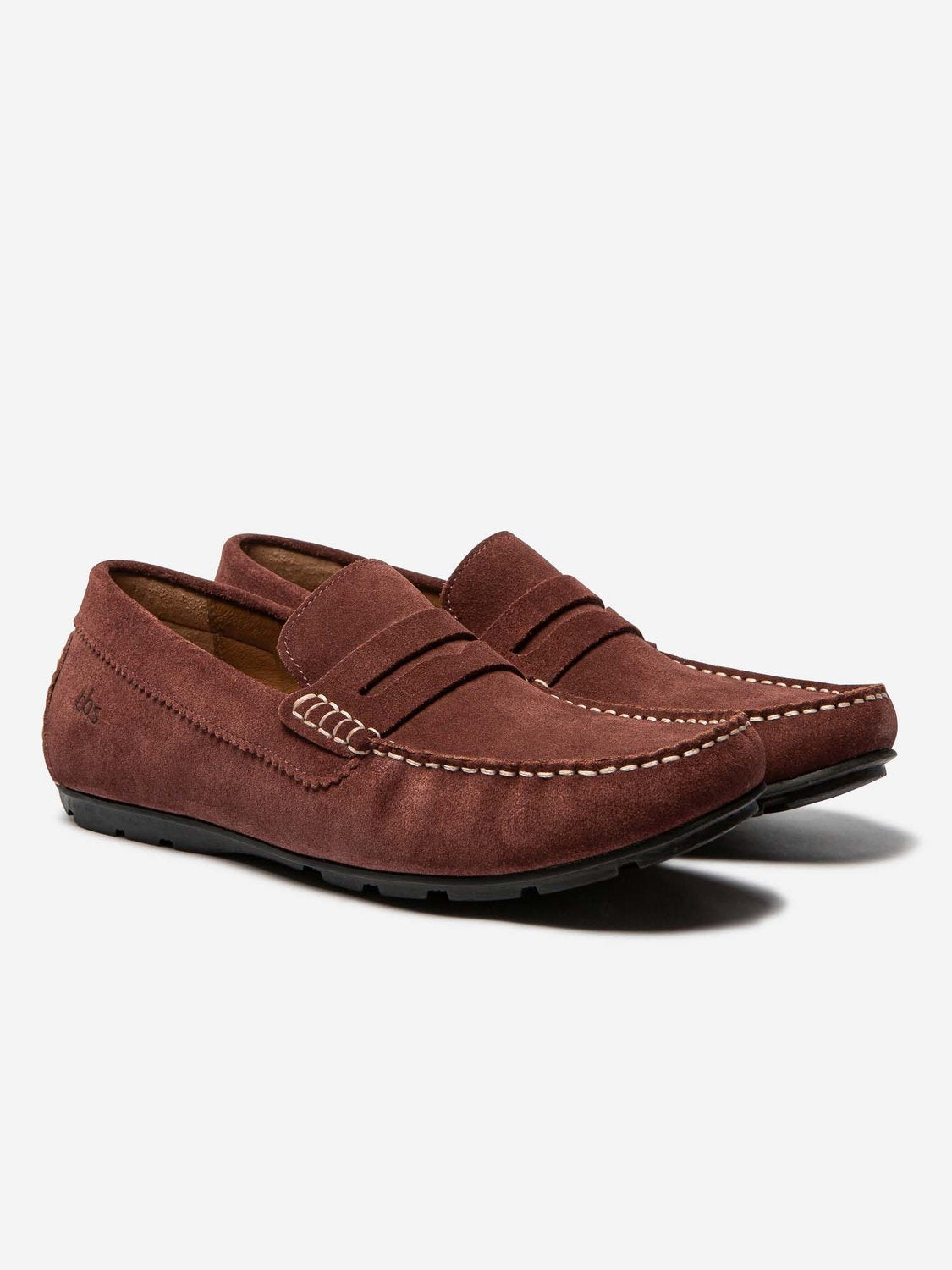 Mocassins Homme En Cuir Velours Marine - 8