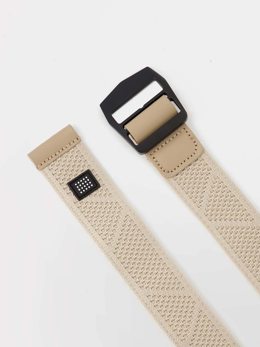 Ceinture Homme Boucle Coulissante Beige - 2