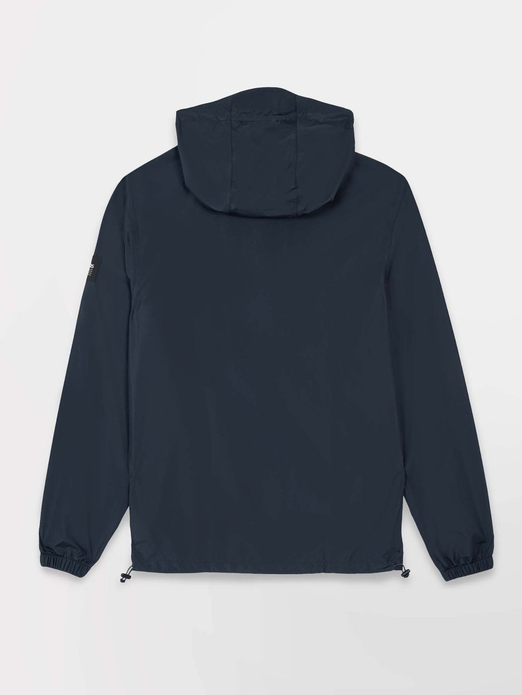 Coupe-Vent Homme Imperméable A Capuche Marine et Blanc - 2