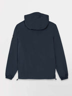 Coupe-Vent Homme Imperméable A Capuche Marine et Blanc - 2