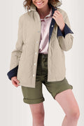 Veste Femme Reversible Esprit Sur Chemise Ivoire et Marine - 1