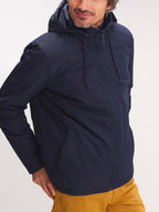 Veste Homme Imperméable Capuche Marine - 1