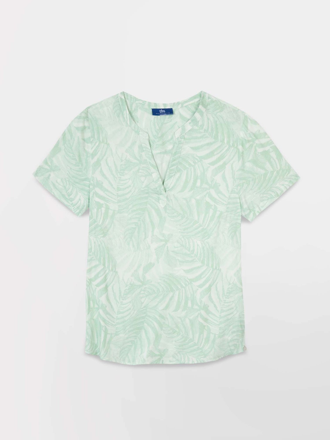 Blouse Femme Légère Floral Bleu - 3