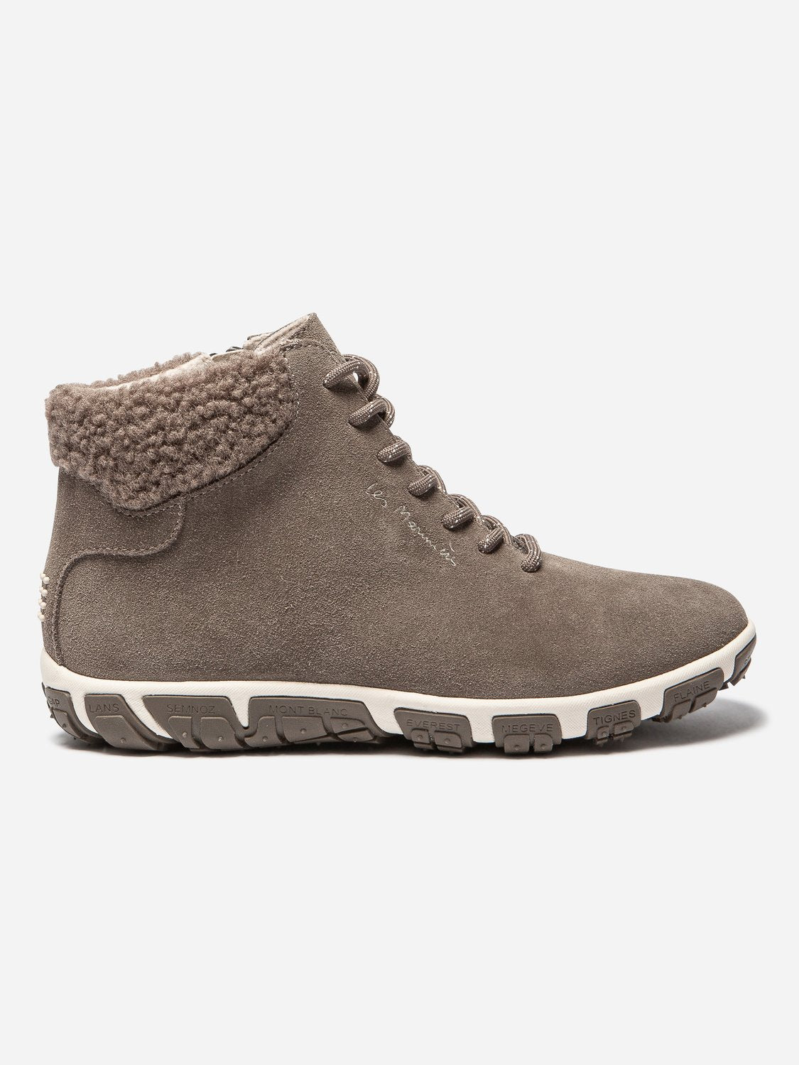 Boots Femme Doublée Feutrine Cuir Marine - 3