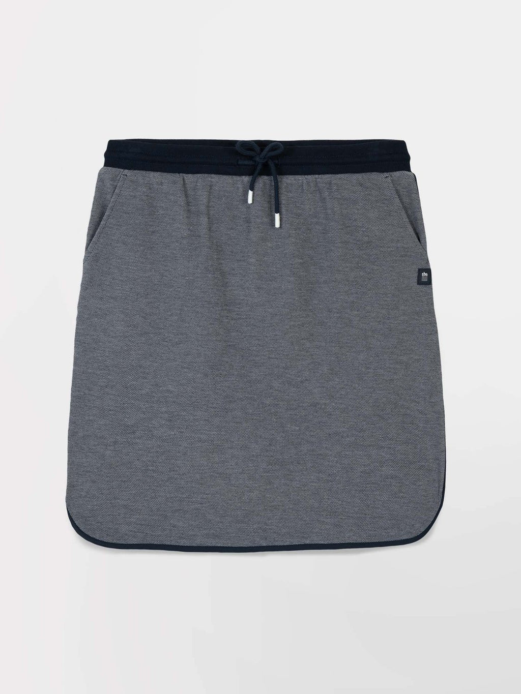 Jupe Femme Coton Piqué Epais Marine - 2