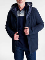 Parka Homme 3 en 1 Matières Recyclées Imperméable Marine - 1