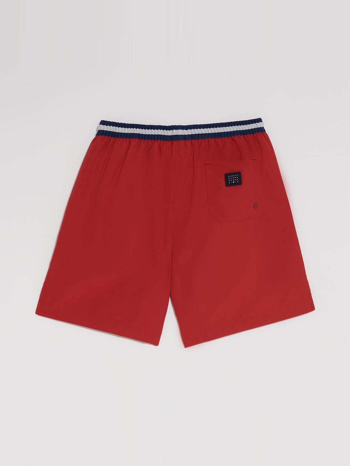 Short de bain Recyclé Rouge - 2