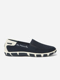 Tennis Femme Slip-on Textile Bleu - 1