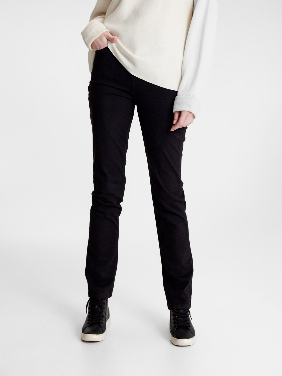 Pantalon Femme Coton Biologique Noir - 1