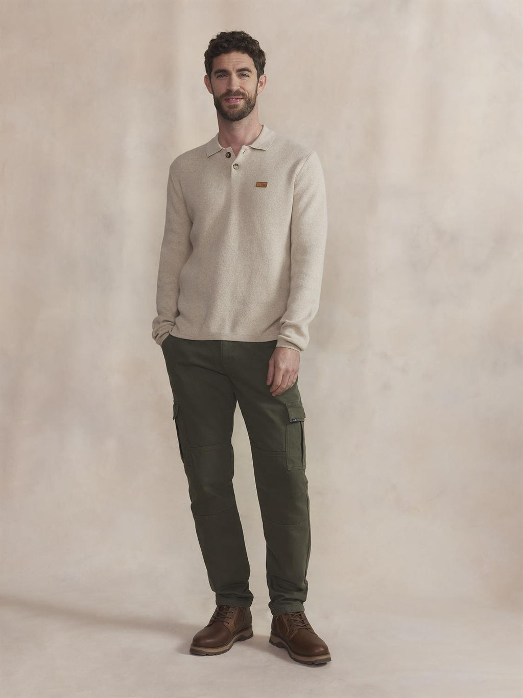 Polo Homme Beige RAELLPOL - 2