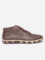 Tennis Montantes Femme Confort Marine Détail Or - 6