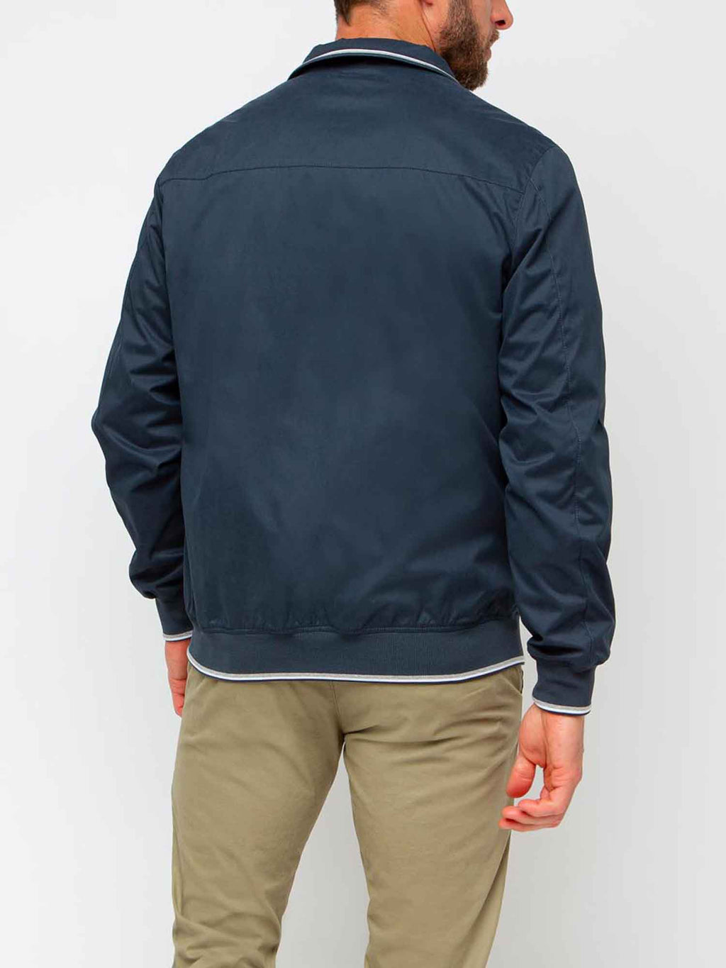 Blouson Homme Zippé Avec Poches Marine - 2