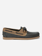 Chaussures Bateau Homme Cuir Marine et Marron - 2