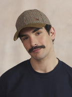 Casquette Homme Textile Carreaux Camel ULYSCAP - 1