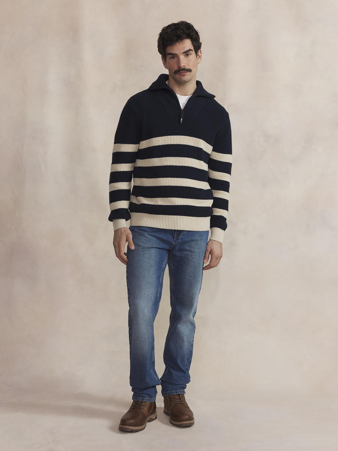 Pull Col Camionneur Homme Lichen MORAYCAM - 4