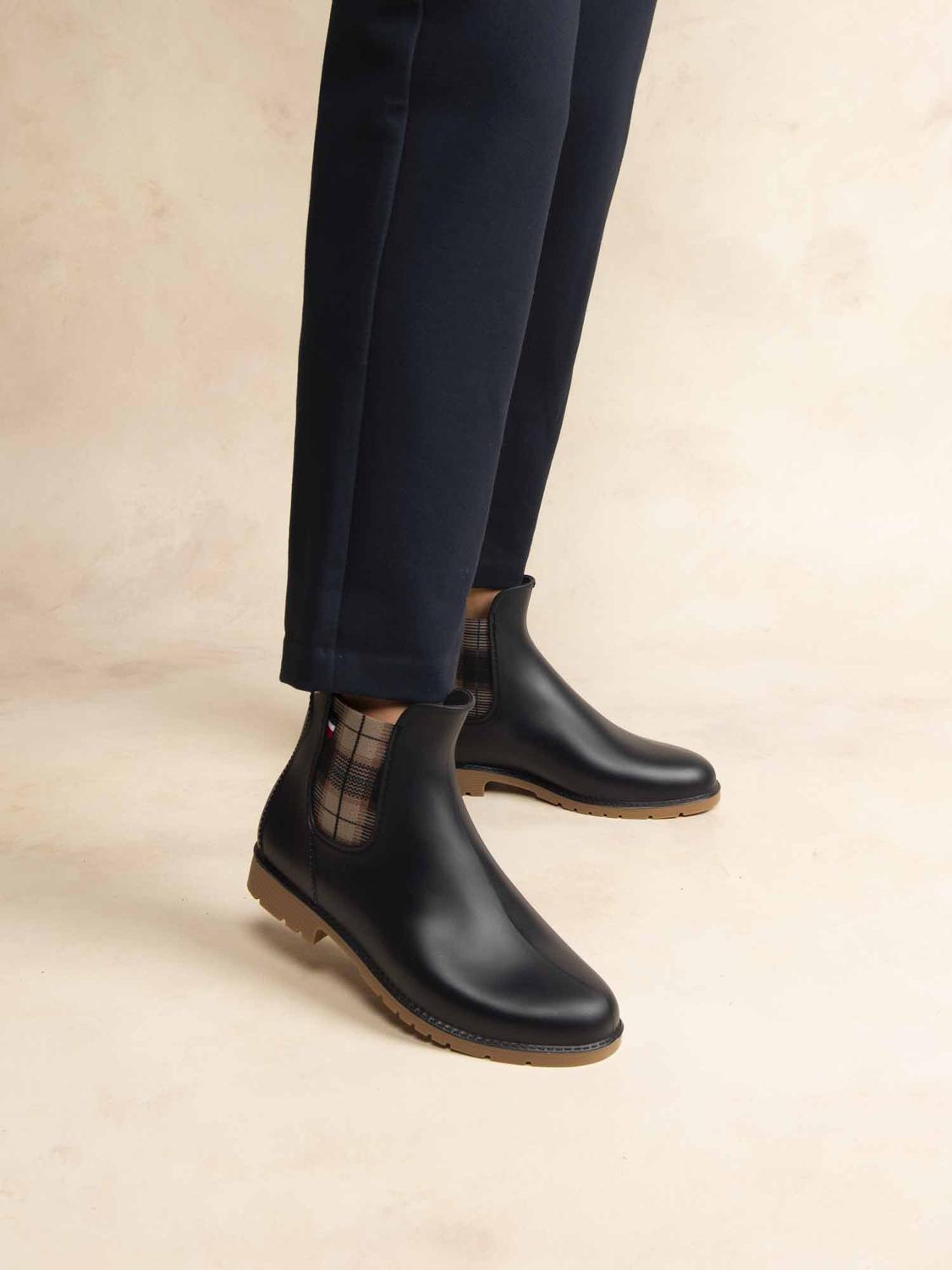 Bottines de Pluie Femme Fabriquées en France Noir - 3