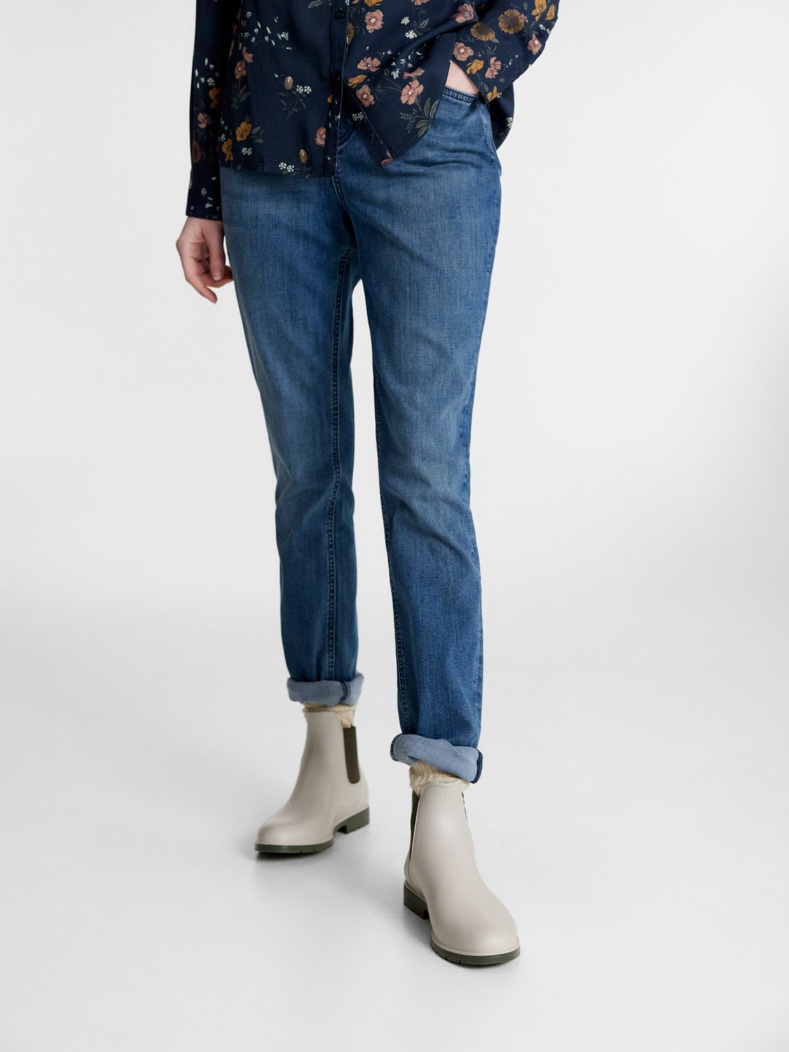 Jean Femme Eco-Conçu Bleu Foncé - 3