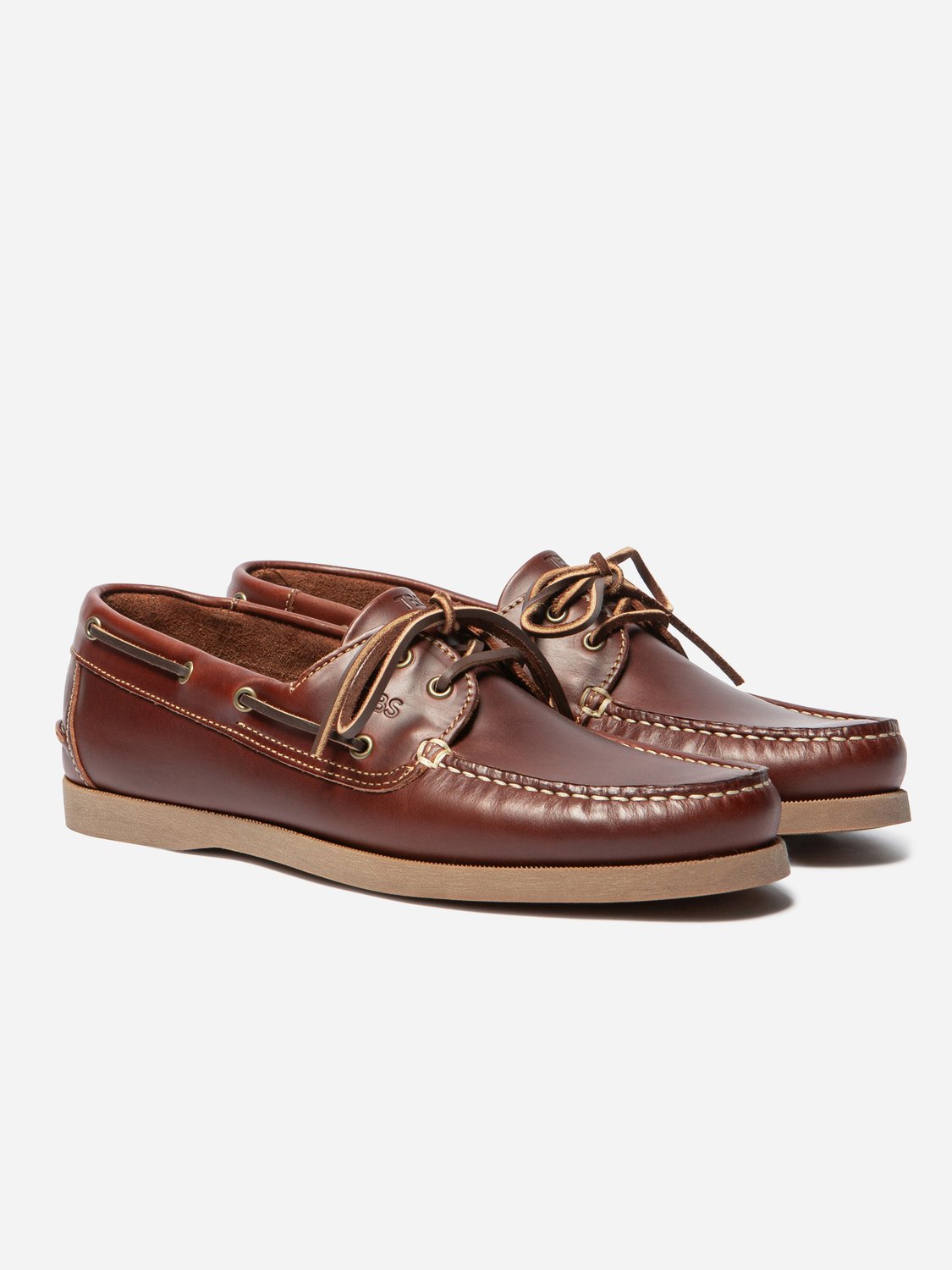 Chaussures Bateau Homme Cuir Marine et Marron - 6