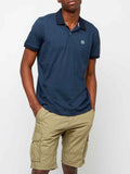 Polo Homme Coton Biologique Marine - 1
