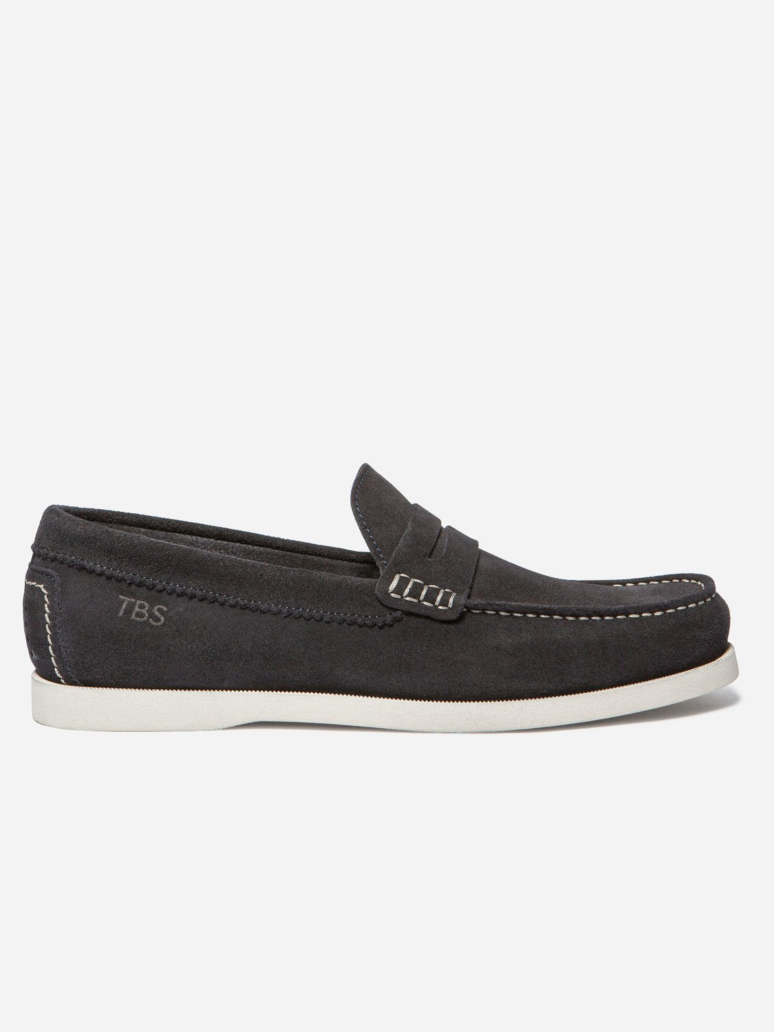 Mocassins Homme Souple Cuir Velours Gris Clair - 5